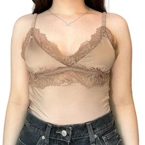 Abercrombie Satin Bodysuit